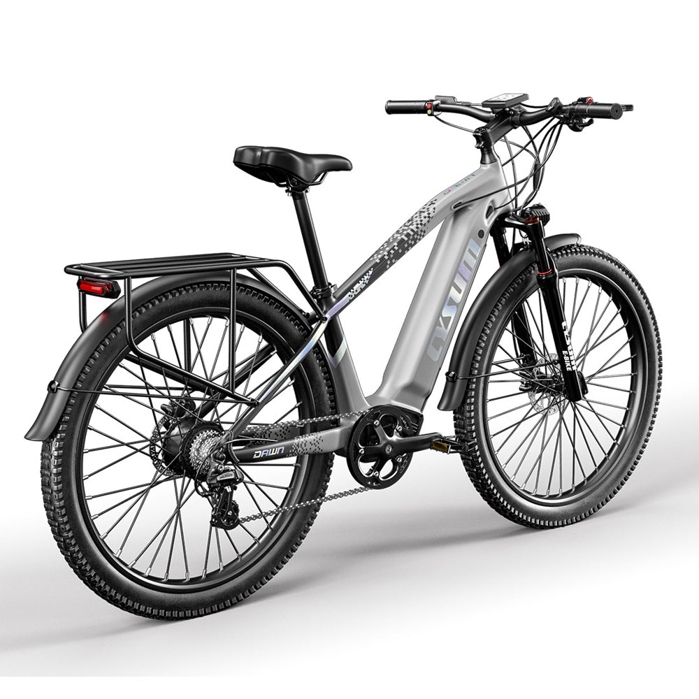 school commute e-bike, beginner e-bike for kids, safe e-bike for teenagers, green aluminum electric bike