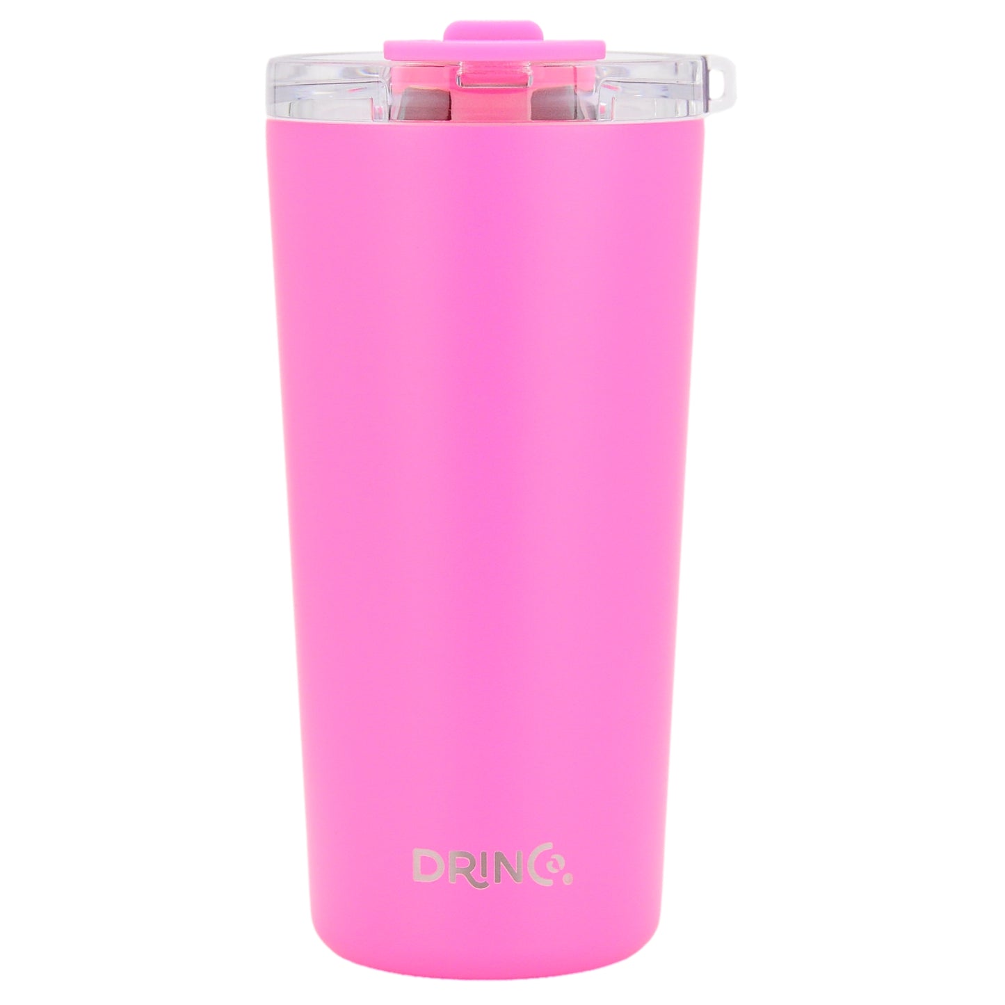 DRINCO® Seattle 20oz Insulated Tumbler Spill Proof Lid w/straw-Pink