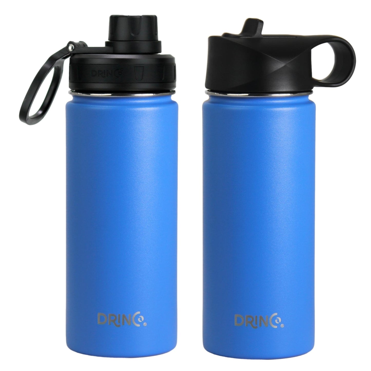 DRINCO® 18oz Stainless Steel Sport Water Bottle - Royal Blue