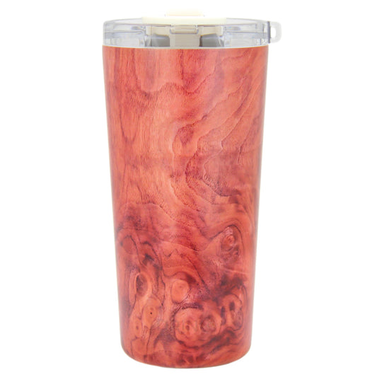 DRINCO® Seattle 20oz Insulated Tumbler Leakproof w/straw-Walnut