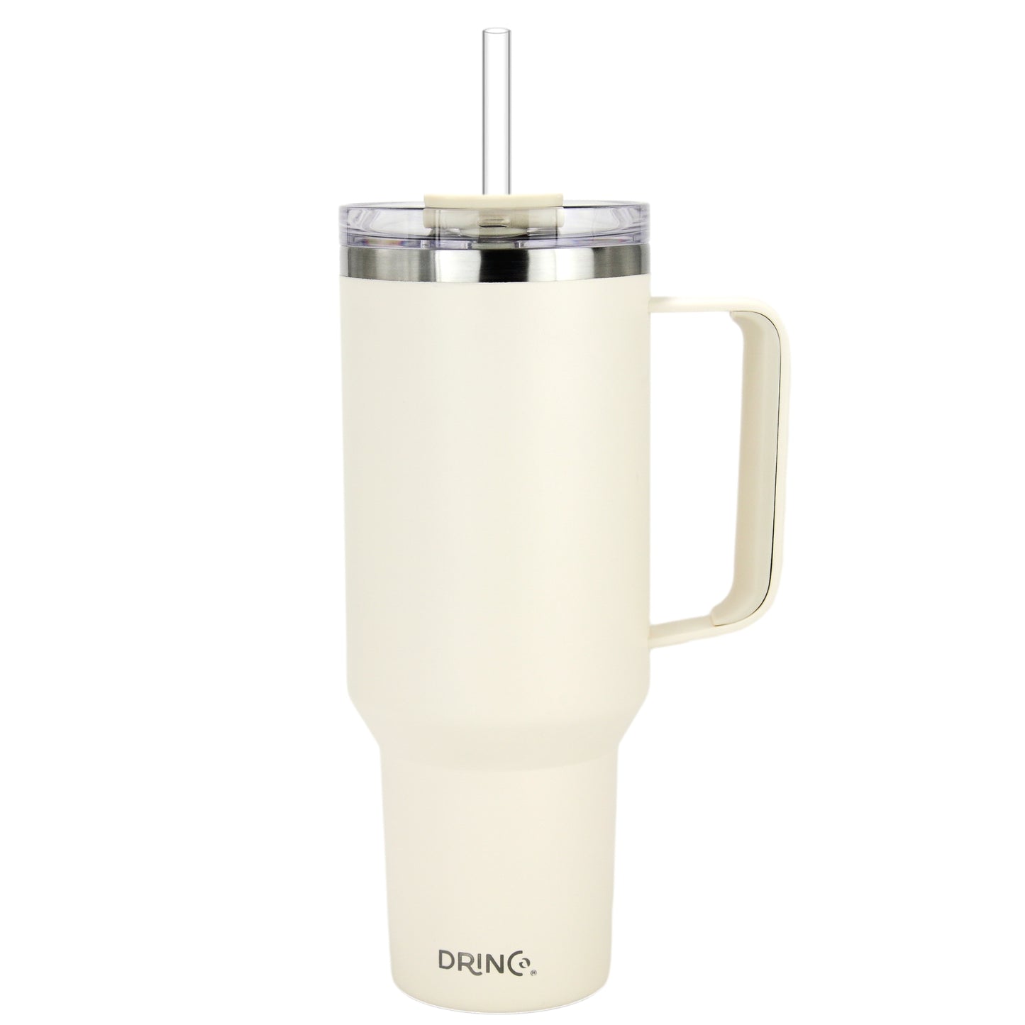 Drinco 40oz BugSur Tumbler with Handle (Oatmilk)