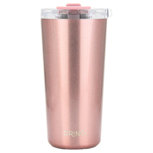 DRINCO® Seattle 20oz Insulated Tumbler Spill Proof Lid w/straw-Gold