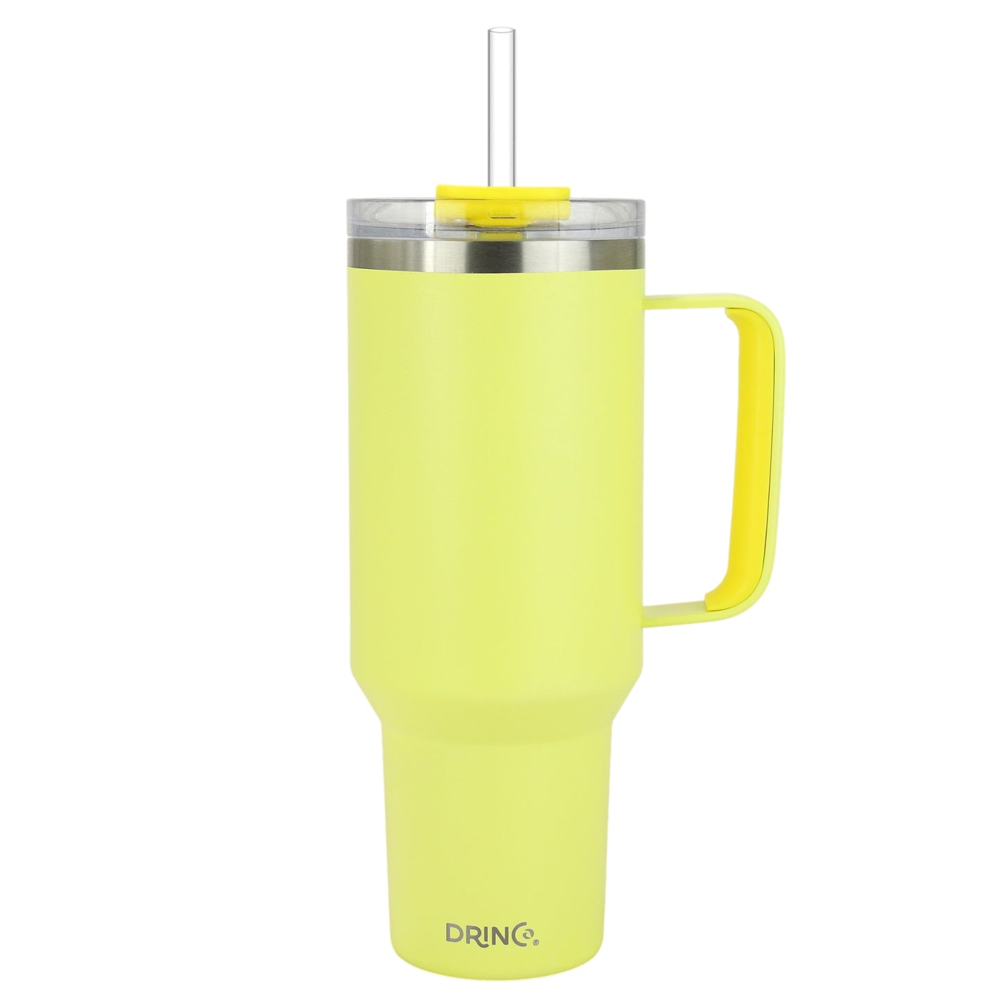 Drinco 40oz BugSur Tumbler with Handle (Lemon)