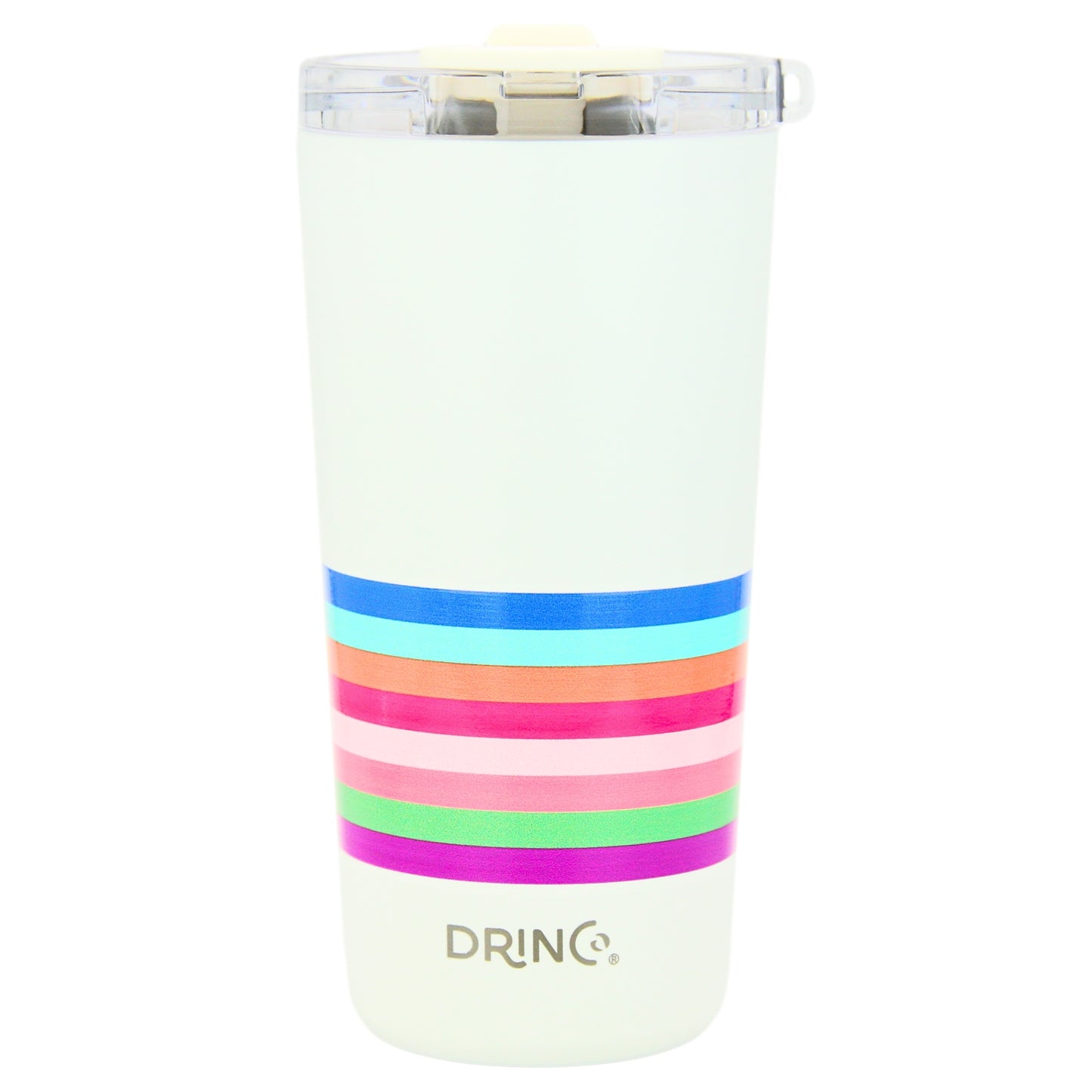 DRINCO® Seattle 20oz Insulated Tumbler Leakproof w/straw-Stripe