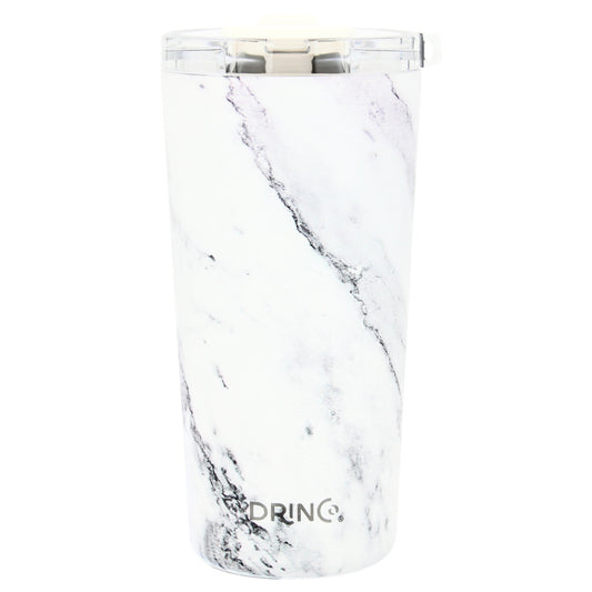 DRINCO® Seattle 20oz Insulated Tumbler Leakproof-Calacatta Marble