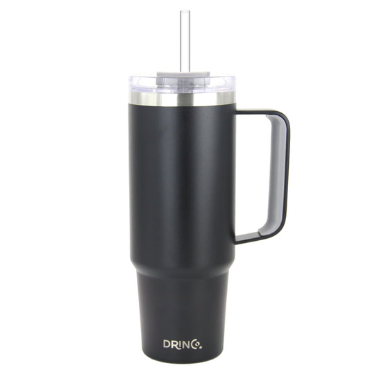 Drinco 30oz BugSur Tumbler with Handle (Black)